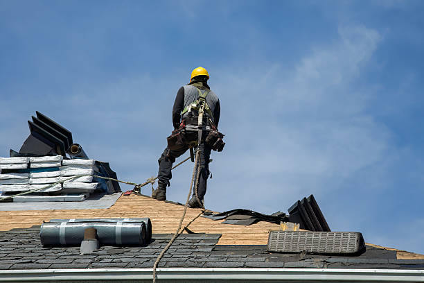 Professional Storm Damage Roof Repair technician working in Marion, VA